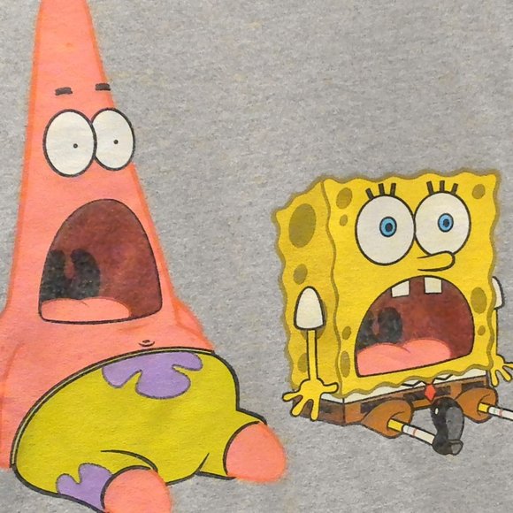 "Shocked" Sponge Bob and Patrick Tee (2XL) - Picture 2 of 3